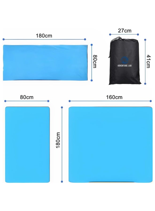 Adventure Lab Sleeping Bag Liner for Camping & Travel | Ultralight Polar Fleece Sleeping Bag Liner with Zipper & Carry Bag | Portable Camping Blanket for Hiking, Backpacking, Festivals & Outdoor Adventures - Image 3
