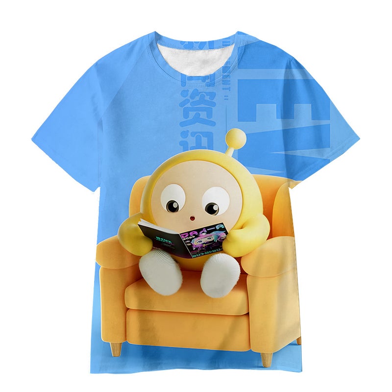 With 3D Digital Printing Cartoon Handsome Breathable Children'S T-Shirt - Image 3