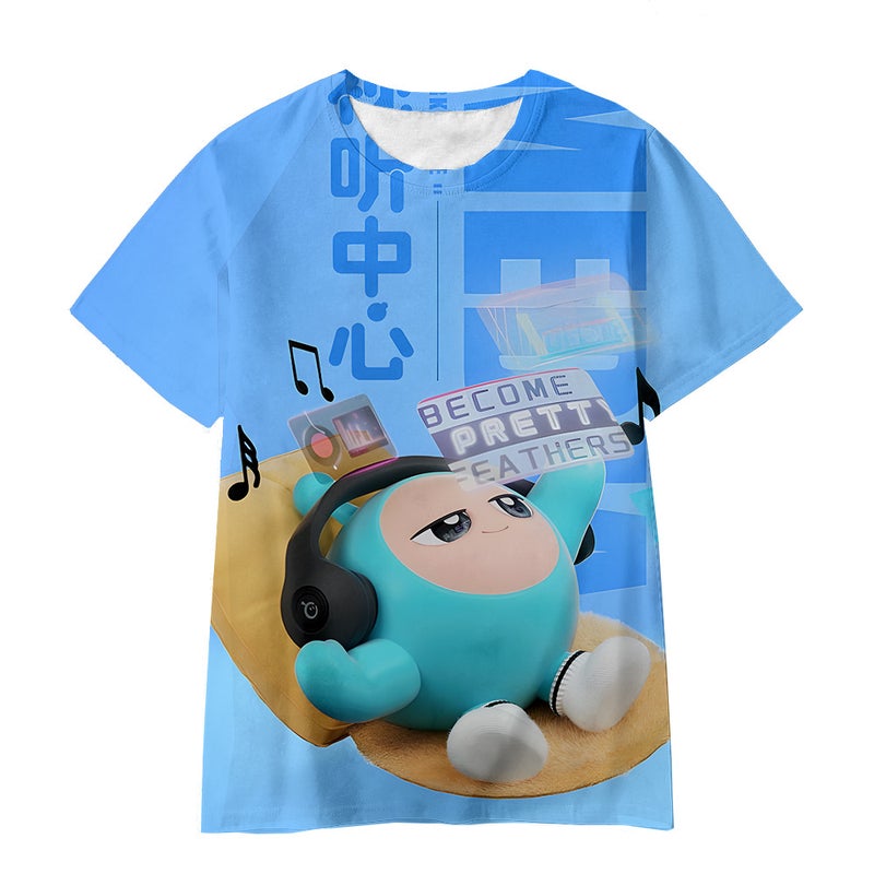 With 3D Digital Printing Cartoon Handsome Breathable Children'S T-Shirt - Image 5