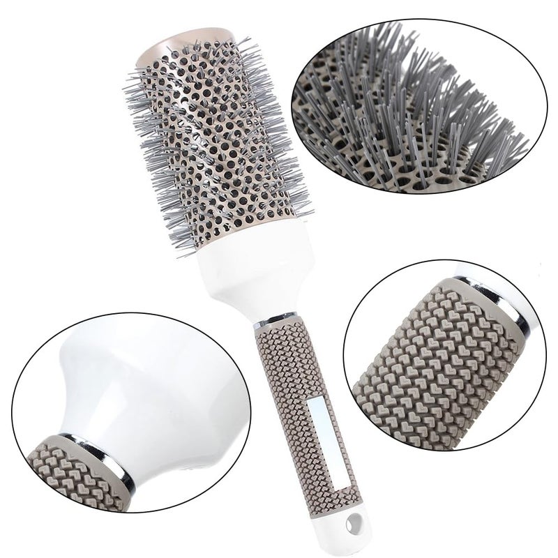 Aozzy Round Brush Set for Blow Drying Curling, Professional Ceramic Ion Thermal Barrel Brush Leaves Hair Shiny Heat Styling Brush 5 Different Sizes Works Very Well with The Blow Dryer - Image 2