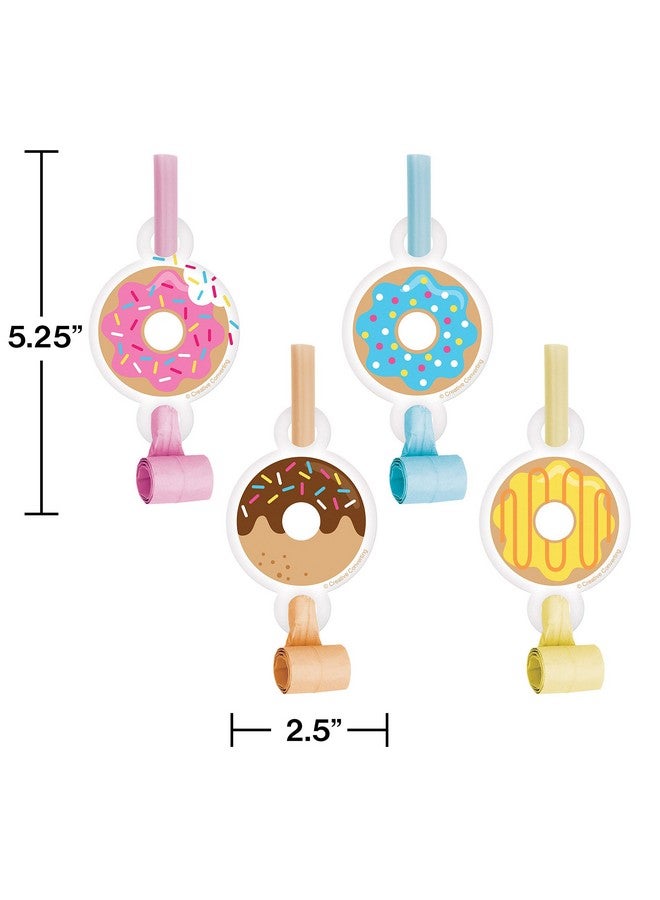 CREATIVE CONVERTING Donut Time Party Blowers 24 Ct - Image 2