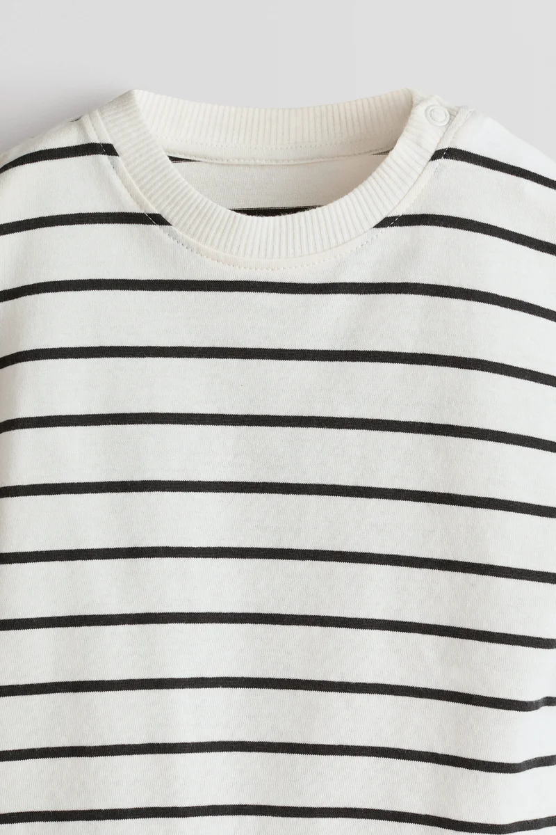H&M 3-pack long-sleeved cotton T-shirts