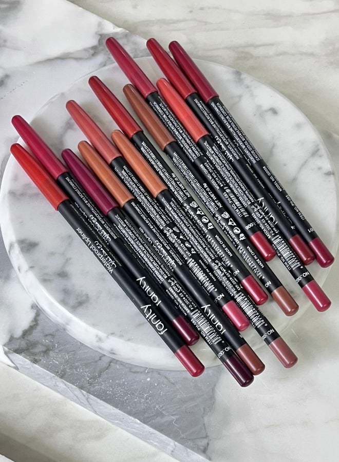 فانيتي محددات شفاه ثابته 12 لون ماركه فنتي بيوتي - Image 1