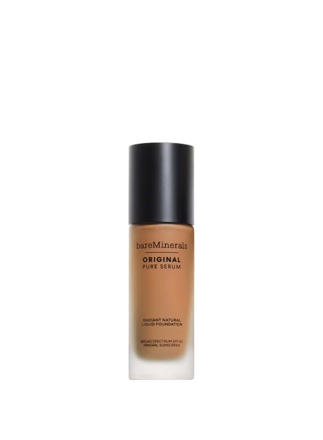 Bare Minerals Original Pure Serum Liquid Foundation Color Medium Deep Warm 4 30ml - Image 1