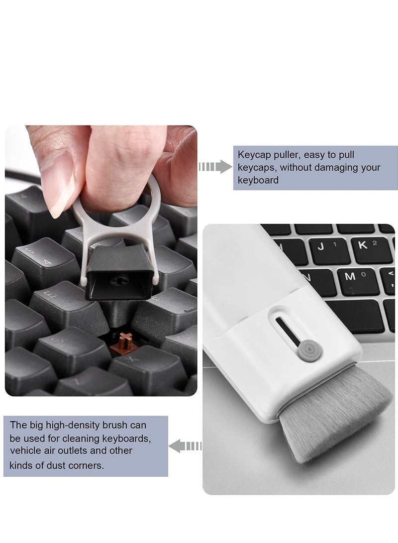 Cleaner Kit 6 in 1 for Airpod Multifunctional Keyboard Cleaner Earbud Cleaning Kit Tool with Cleaning Pen for iPhone Laptop Tablet PC Screen Keyboard Bluetooth Earphones - Image 4