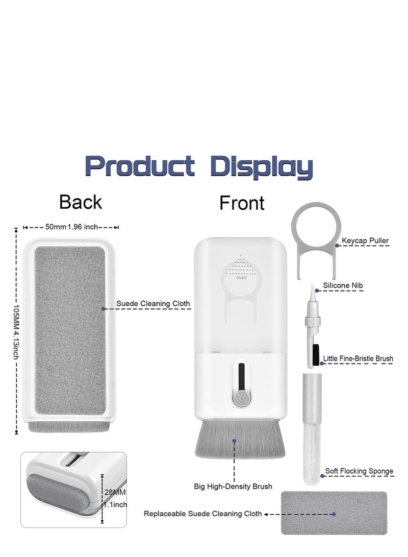 Cleaner Kit 6 in 1 for Airpod Multifunctional Keyboard Cleaner Earbud Cleaning Kit Tool with Cleaning Pen for iPhone Laptop Tablet PC Screen Keyboard Bluetooth Earphones - Image 3