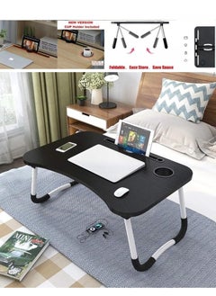 Foldable Laptop Table with Cup Holder and iPad (Length: 60cm * Width: 40cm) - Black - pzsku/ZA3D5563946827E4062D8Z/45/_/1732614038/0212b8ed-af17-4571-905a-b28391af3e37