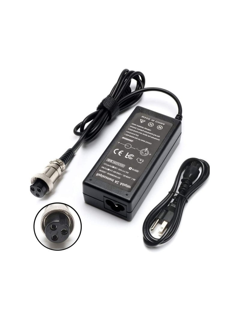 تايجر Electric Scooter Battery Charger 24V 1.5A Compatible with Razor E100 E200 E300 E125 E150 E175 E500 PR200 E225 E325 MX350 MX400 ZR350 Pocket Mod Sports & Dirt Quad – 3-Prong Inline Smart Adapter - Image 1