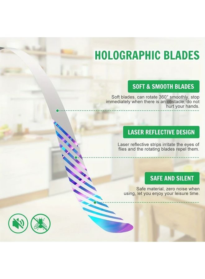 Pack of 4 Quiet USB Fly Repellent Fan with Low Voltage Air Circulation - Image 4