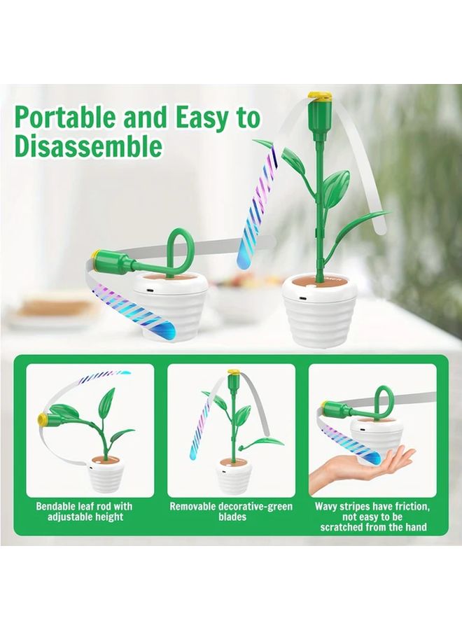 Pack of 4 Quiet USB Fly Repellent Fan with Low Voltage Air Circulation - Image 5