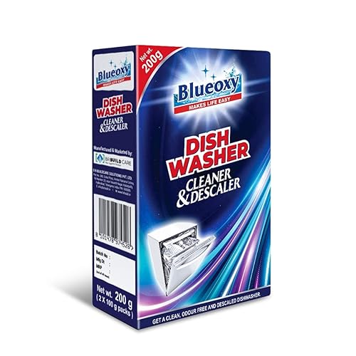 Blueoxy Dishwasher Detergent 1Kg + Auto Dishwasher Rinse Aid 500 ml + Dish Washer Cleaner & Descaler 200g (Combo Pack of 3) - Image 2