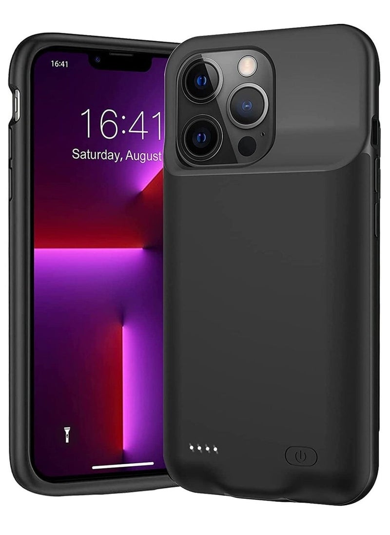 Raxoom Battery Case for iPhone 13 Pro Max, Portable Battery Pack, Rechargeable Smart Charger Case, External Battery Charging Case, Compatible with (iPhone 13Pro Max, 4500 Mah). - Image 1