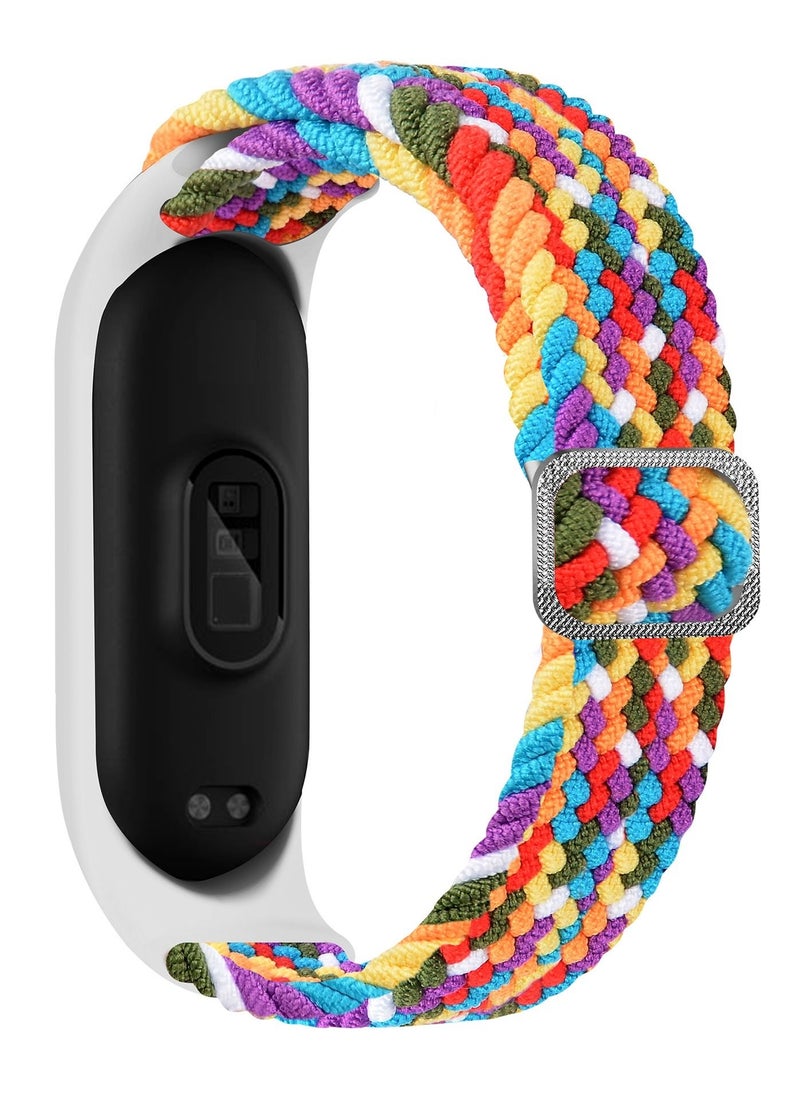 BSNL - Replacement Strap Elastic Adjustable Nylon Braided Solo Loop For Xiaomi Mi Band 4/5/6 - Image 1