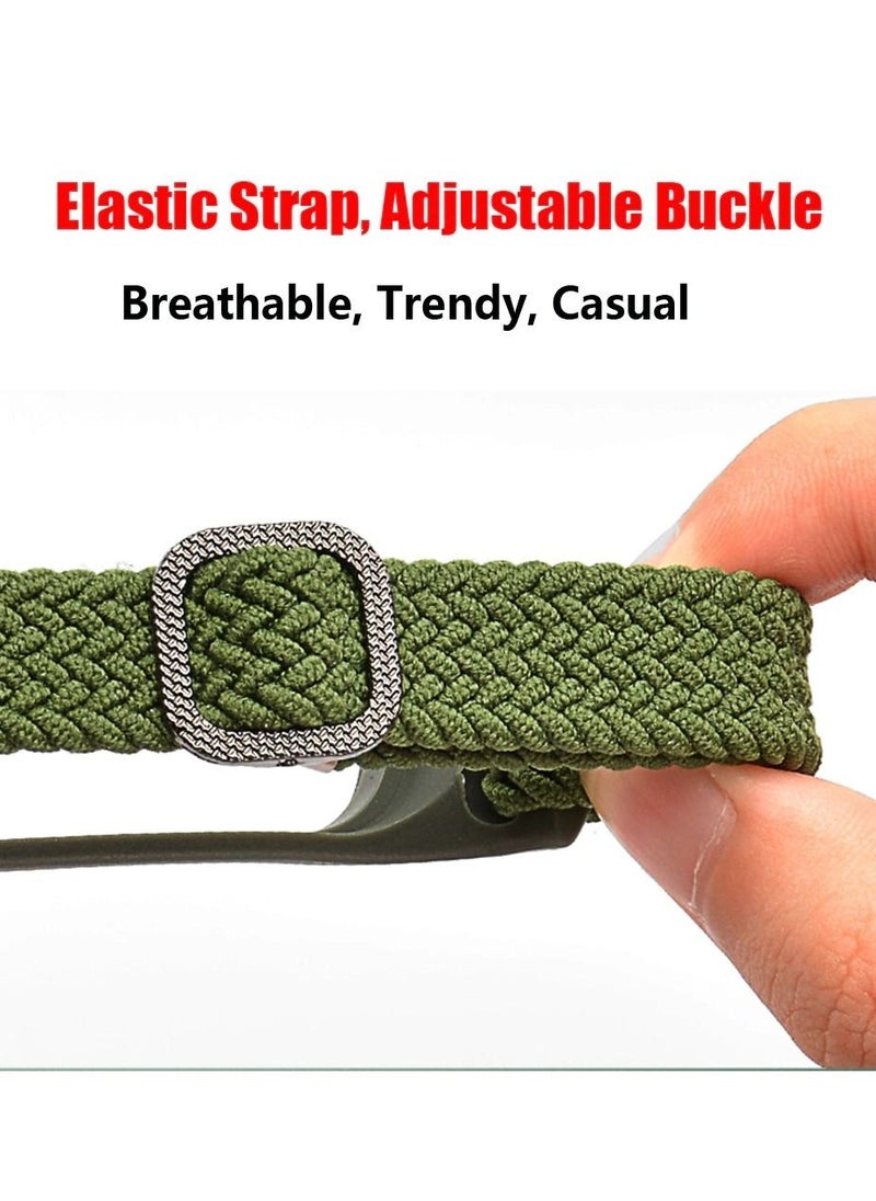 BSNL - Replacement Strap Elastic Adjustable Nylon Braided Solo Loop For Xiaomi Mi Band 4/5/6 - Image 1