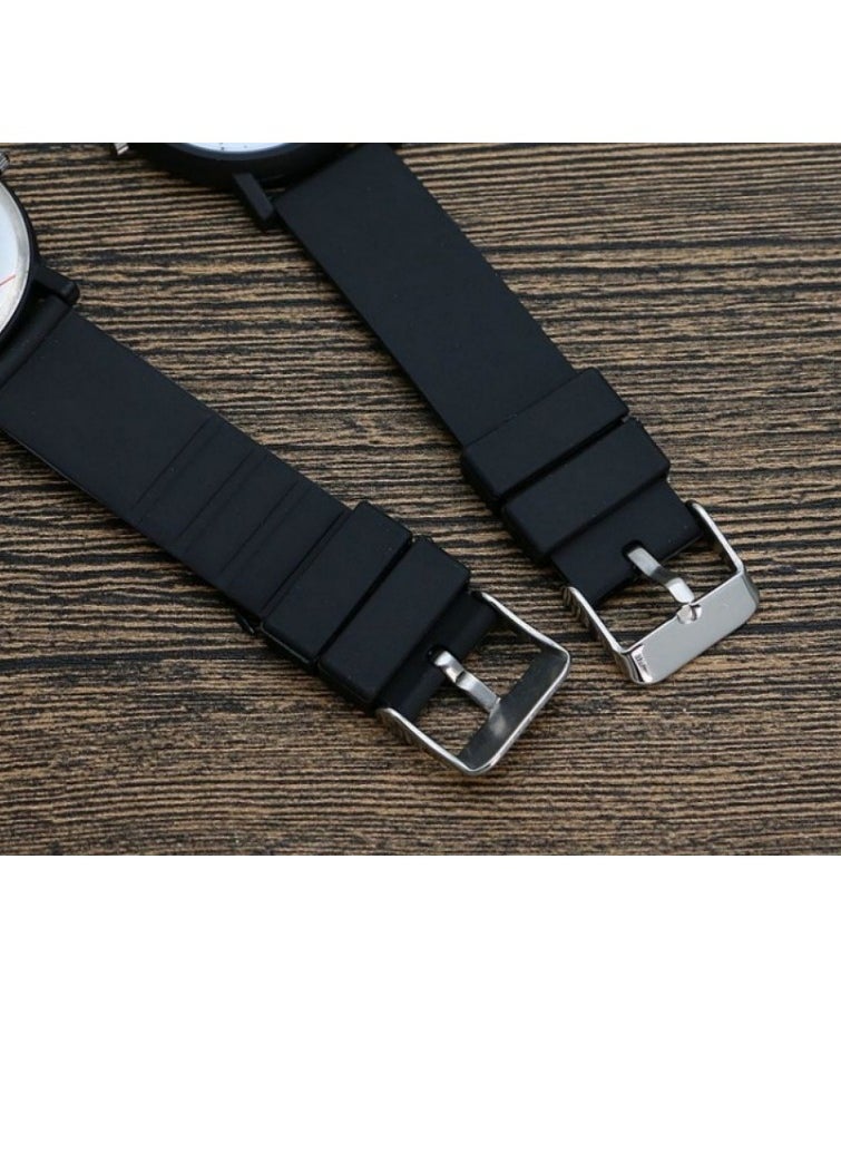 Generic - Cristiano Ronaldo Rubber Quartz Casual Watch - Image 1
