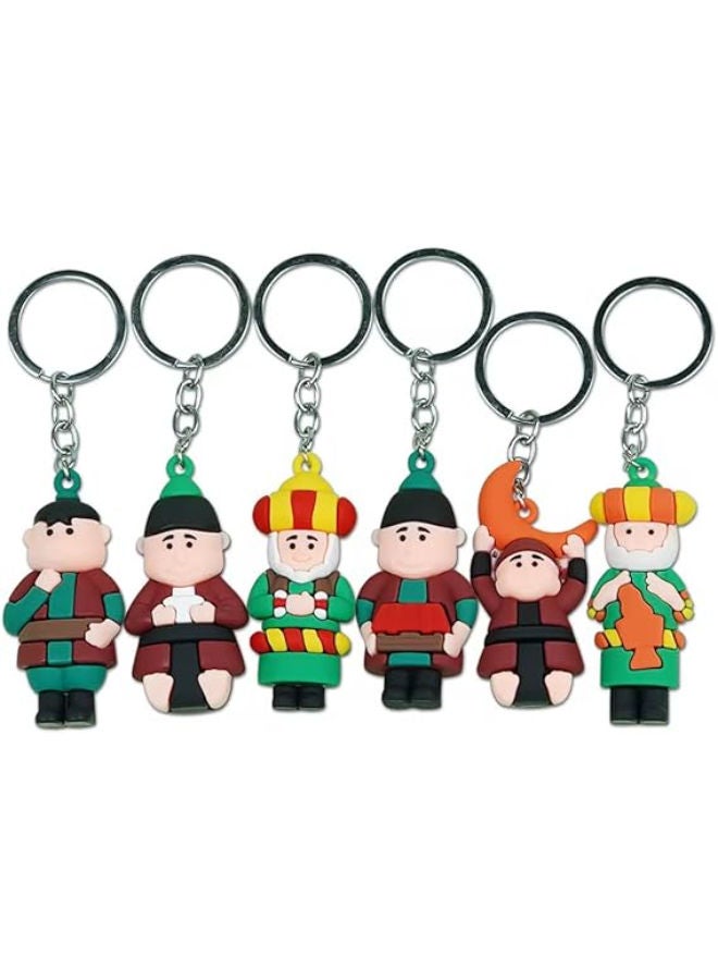 ميداليات مفاتيح شخصيات كرتونية – طقم 36 قطعة - Image 2