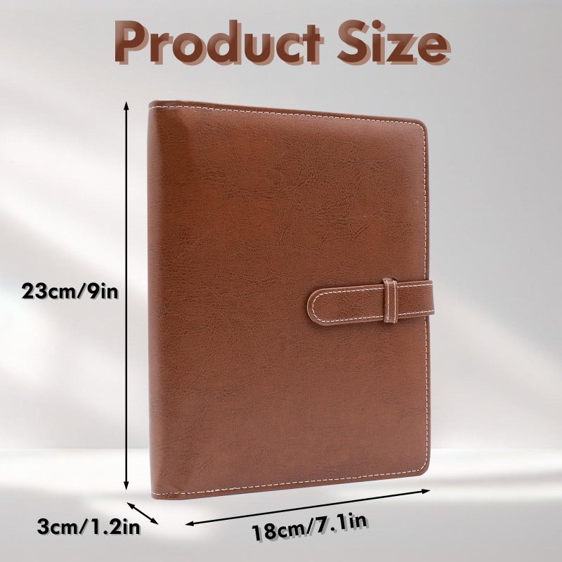 Tugle Photo Albums 4x6 Pictures â€“ 152 Pockets Vegan Leather Cover Memory Album Book, Suitable for Family Wedding Boys Girls and Babies Storage (Brown) - Image 3