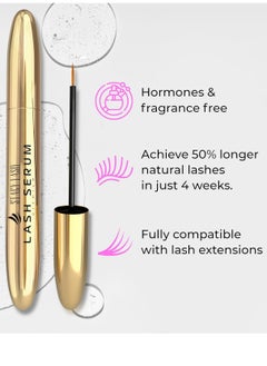 Stacy Lash Stacy Lash Growth Serum (0.17fl.oz / 5ml) | Eyebrow & Eyelash Enhancing Serum for Natural Lashes & Brows | Lash Serum for Eyelash Growth and Thickness  - Image 2
