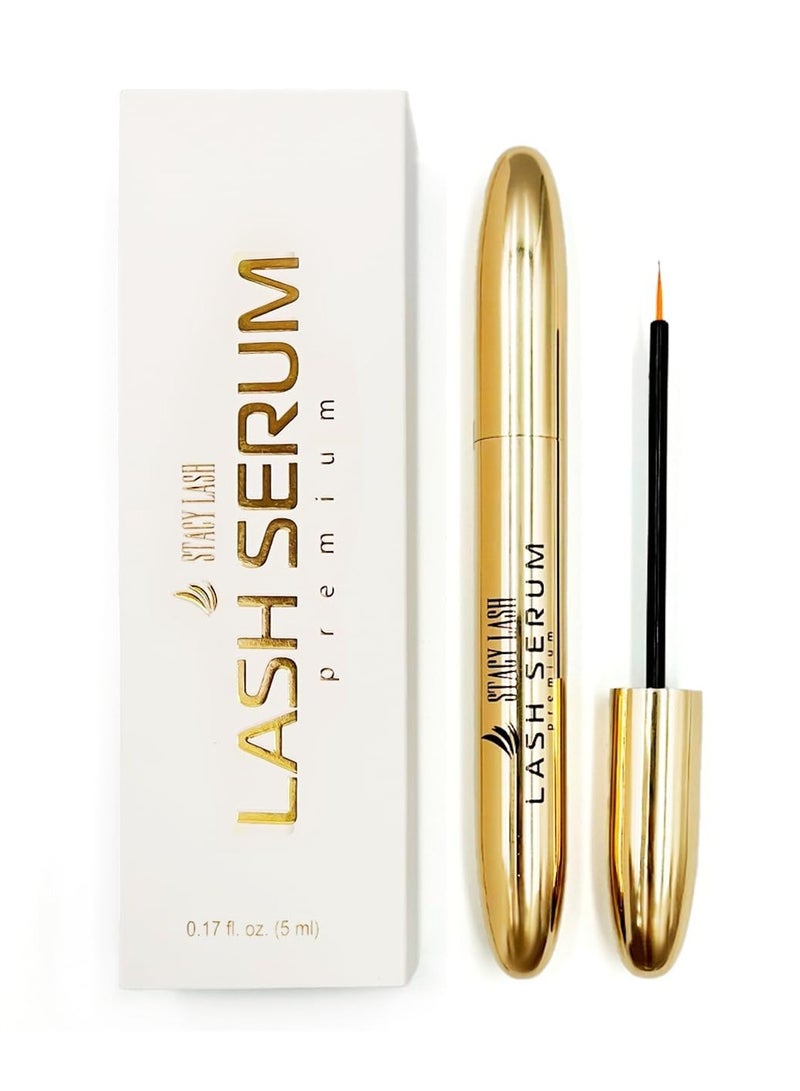 Stacy Lash Growth Serum (0.17fl.oz / 5ml) | Eyebrow & Eyelash Enhancing Serum for Natural Lashes & Brows | Lash Serum for Eyelash Growth and Thickness