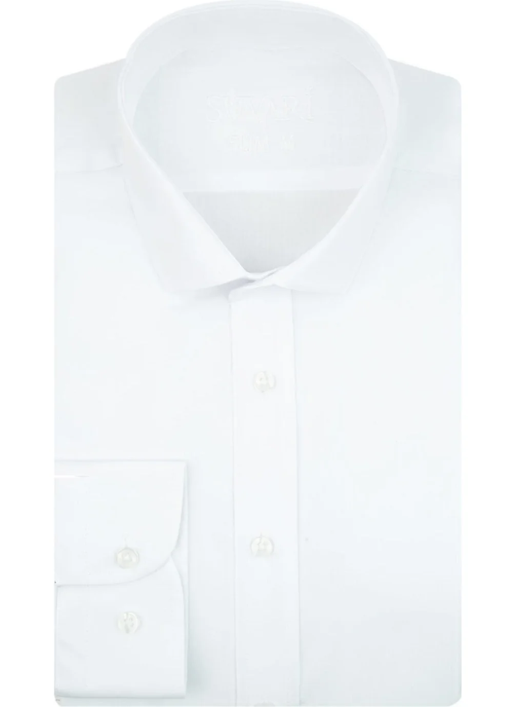 Süvari Suvari Slim Fit White Men's Shirt