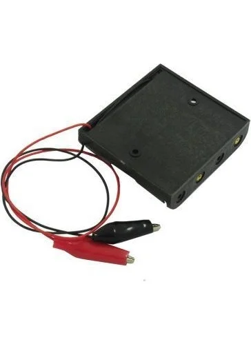 Keskinler Sharps 4-AA Battery Holder - Crocodile Cable