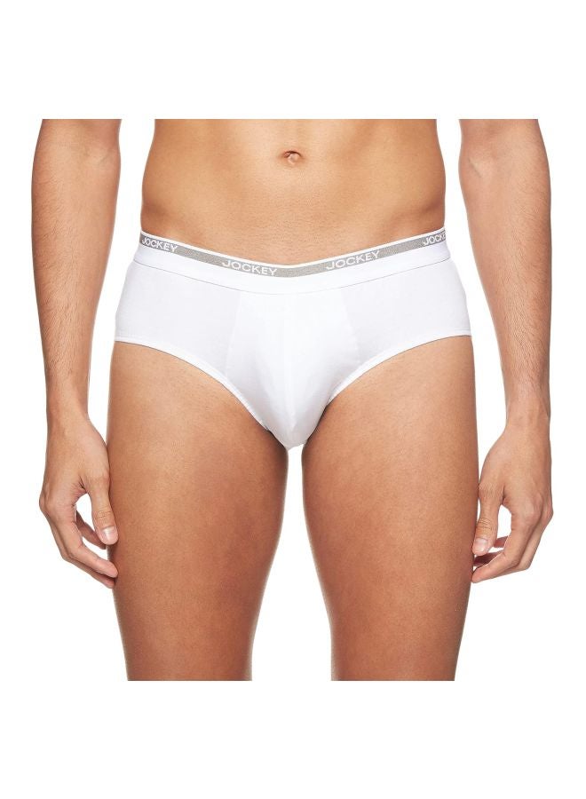 JOCKEY Jockey 8037 Men Super Combed Cotton Solid Brief with Ultra soft Waistband Pack of 2 - Image 2