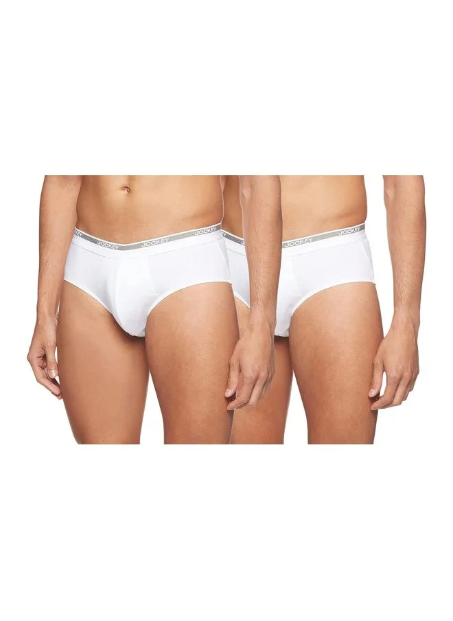 JOCKEY Jockey 8037 Men Super Combed Cotton Solid Brief with Ultra soft Waistband Pack of 2