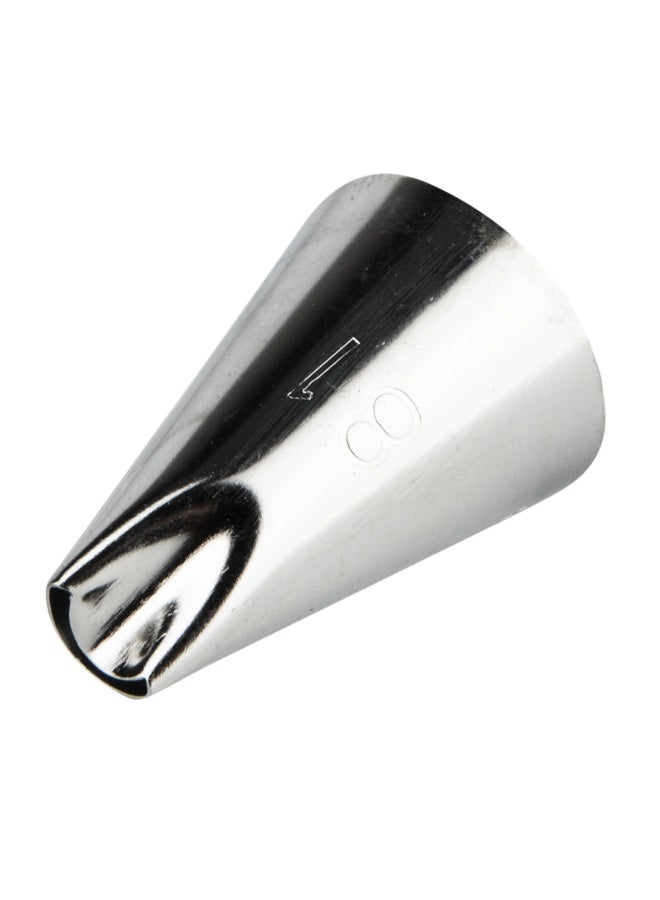 Restaurantware Pastry Tek Cake Tip, 1 Specialty Piping Tip - #81, Dent-Resistant, Stainless Steel Icing Decorating Tip, Dishwasher-Safe, Decorate Cupcakes, Cakes, or Cookies - Image 1