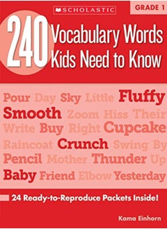 240 VOCABULARY WORDS KIDS NEED GRD1 