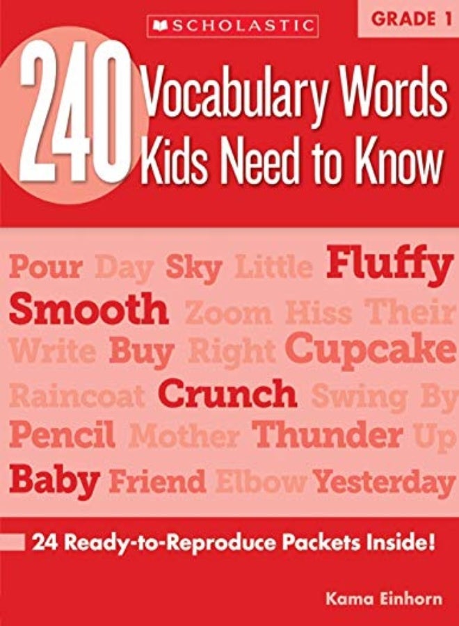 240 VOCABULARY WORDS KIDS NEED GRD1