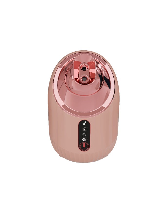 porodo Rozita Hot & Cold Face Steamer / Mist Outlet / Mode Switch / Hot and Cold Spraying / Plug Type: UK Plug / Power: 280W - Pink - Image 2