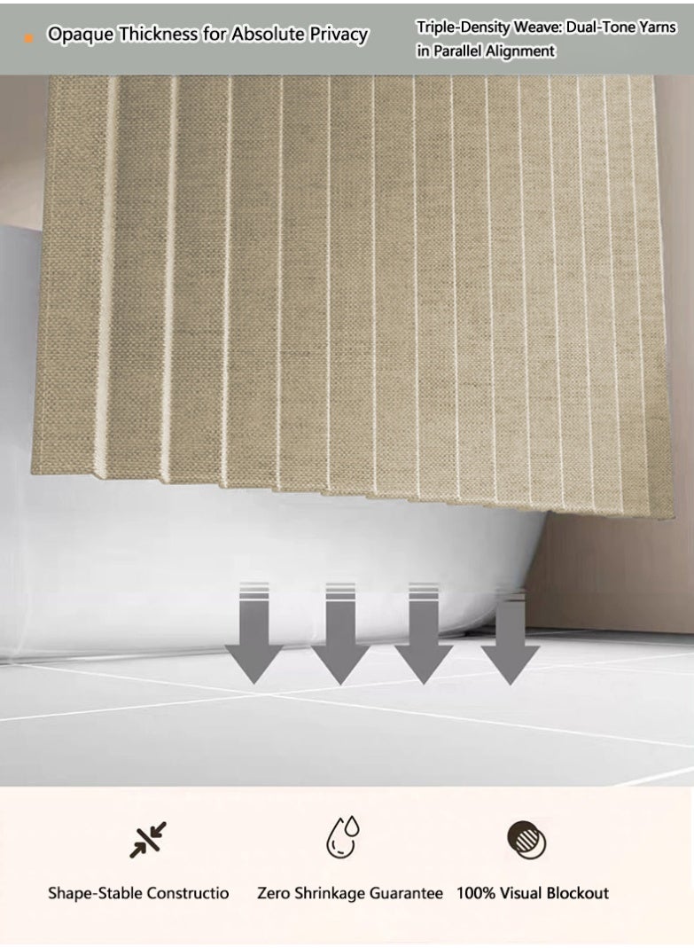 والالا قطعتان من قضبان ستارة الحمام الزاوية القابلة للتمديد من الفولاذ المقاوم للصدأ، قضيب ستارة معدني على شكل حرف L مربع منحني بزاوية 90 درجة، قضيب حوض استحمام منحني قابل للتعديل 90-130 سم مع ستارة مقاومة للماء 260 × 200 - Image 2