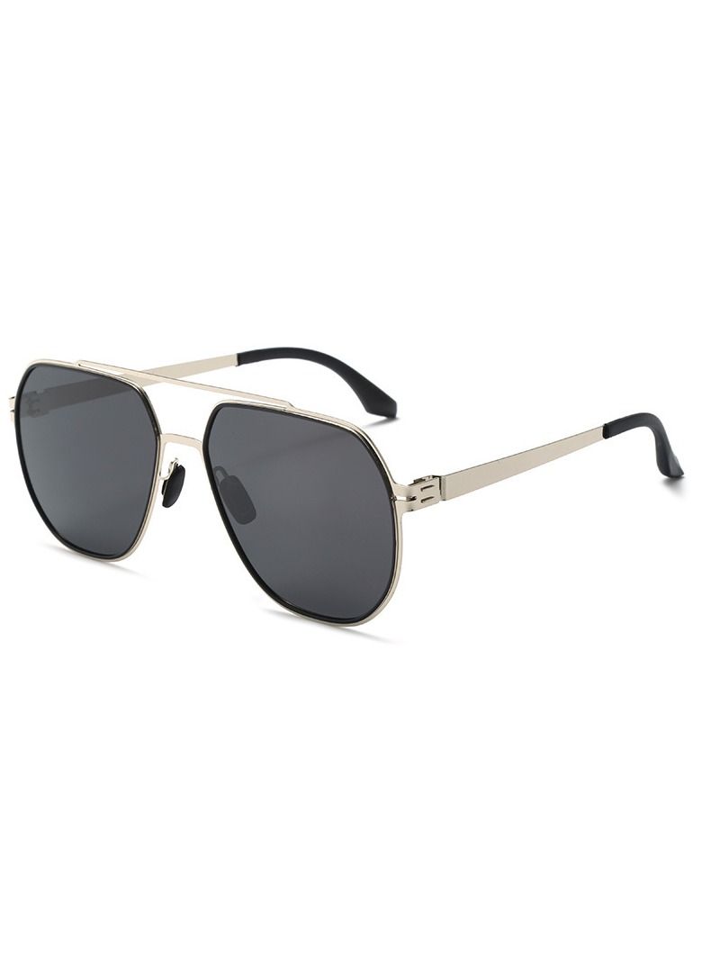 RedMapleTEK Polarized Full Frame UV400 Pilot Frame Sunglasses  - Image 1