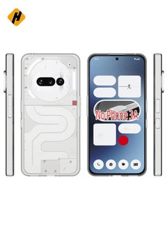 HuHa Protective Cover For Nothing Phone 3a Waterproof Texture TPU Phone Case (Transparent)  - Image 2