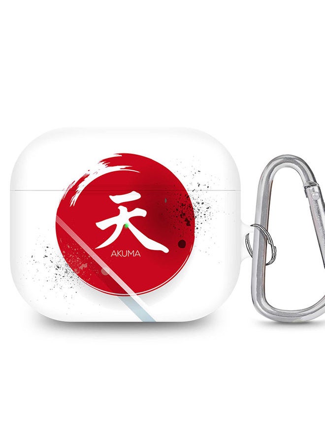 Stylizedd StylePods Case for Airpods 3rd Gen Case With Anti-Lost Keychain - I Am Akuma  - Image 1