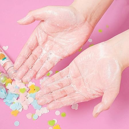 FAGVA FAGVA Set of 2 Paper Soap Disposable Mini Soap Paper Scented Soap Bath Flakes Portable Flower Tube Petals Tube Shape Bottle Paper Soap For Travelling  - Image 4