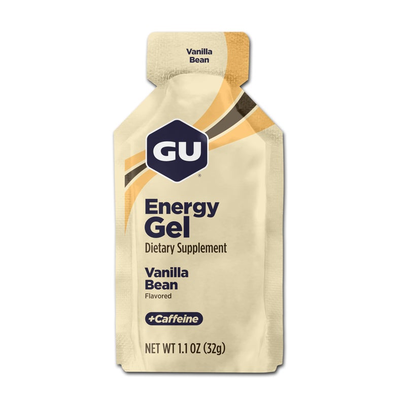 GU Energy Original Sports Nutrition Energy Gel Vegan GlutenFree Kosher and DairyFree OntheGo Energy for Any Workout 24Count Vanilla Bean