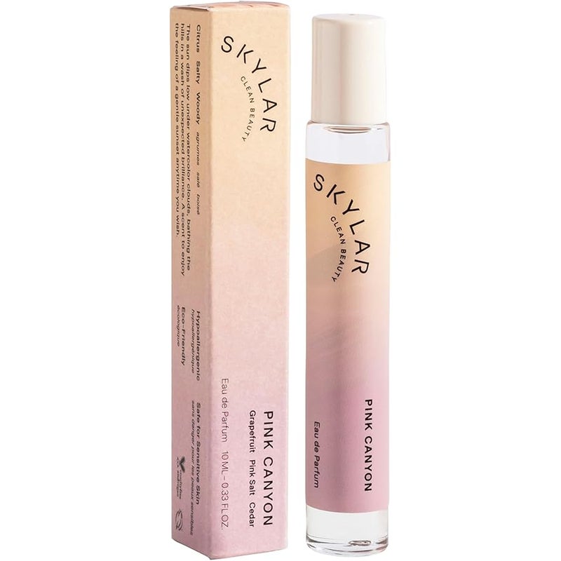 Skylar Pink Canyon Eau de Parfum - Hypoallergenic & Clean Perfume for Women & Men, Vegan & Safe for Sensitive Skin - Notes of Grapefruit, Pink Salt & Cedar - 10mL /0.33 Fl oz - Image 1