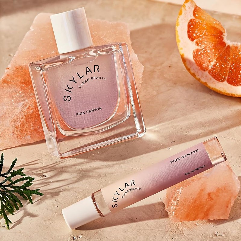 Skylar Pink Canyon Eau de Parfum - Hypoallergenic & Clean Perfume for Women & Men, Vegan & Safe for Sensitive Skin - Notes of Grapefruit, Pink Salt & Cedar - 10mL /0.33 Fl oz - Image 4