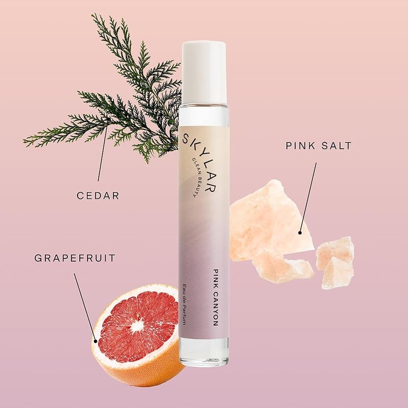 Skylar Pink Canyon Eau de Parfum - Hypoallergenic & Clean Perfume for Women & Men, Vegan & Safe for Sensitive Skin - Notes of Grapefruit, Pink Salt & Cedar - 10mL /0.33 Fl oz - Image 3