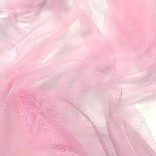 1iAM Pink Decoration Net - 1pc Transparent, 5x1.5m Large, Reusable, Soft, Nylon Made Backdrop Net for Home, Office, Party Decor | Suitable for Birthdays, Anniversary Event - Image 5