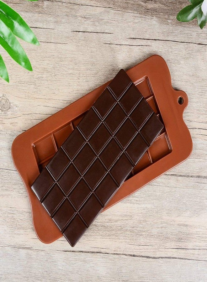 JoyGlobal Silicone Bar Chocolate Mould Break Apart Choc Block Mold (Output Weight : Approx 92 Grams) - Image 1