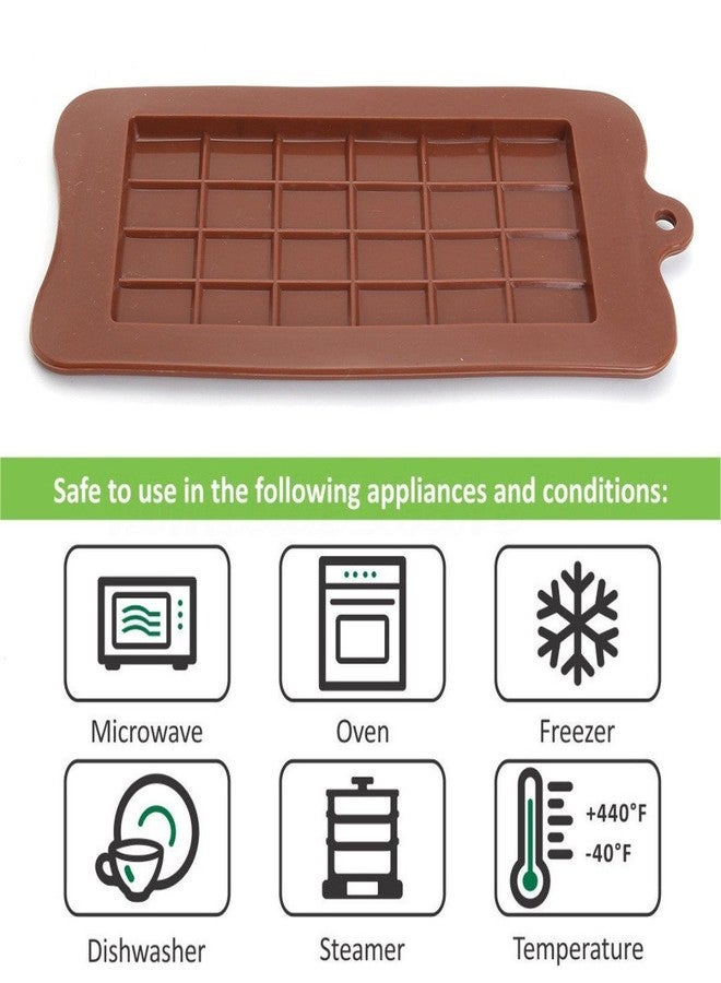 JoyGlobal Silicone Bar Chocolate Mould Break Apart Choc Block Mold (Output Weight : Approx 92 Grams) - Image 4