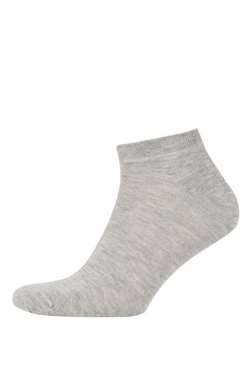 DeFacto Grey Man Defacto Fit Men's Cotton 3 Pack Short Socks Casual - Image 2