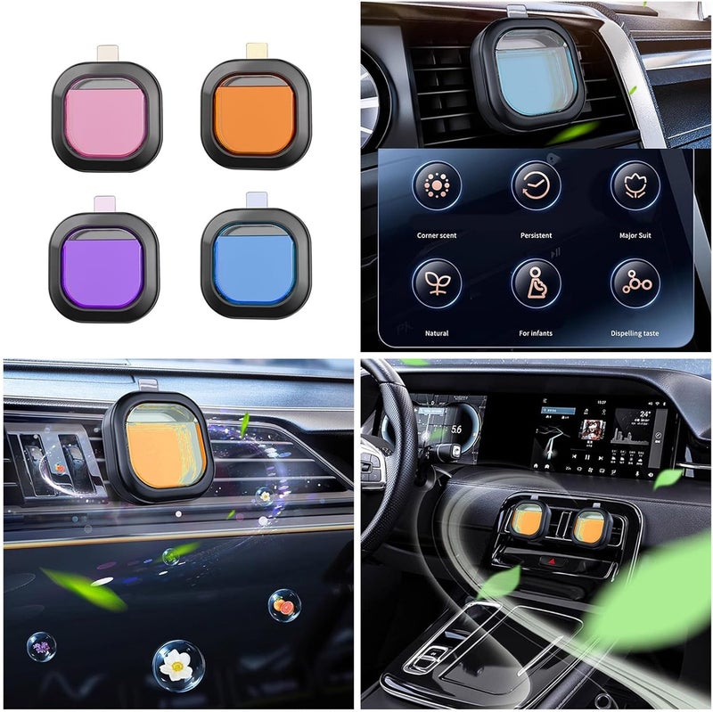 Vehicle Scent Clip Air Vent Peach Perfumes Diffuser Enhances Car Atmospheres Pleasant Driving Auto Interior Accessories - Image 2