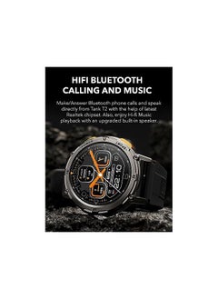 PROMASS Tank T2 1.43” Amoled Always-On Display Bluetooth Call (Answer/Make Call) Smart Watches for Men 5ATM US Military Certified with 70 Sport Modes for Android iOS iPhones (Gray)  - Image 4