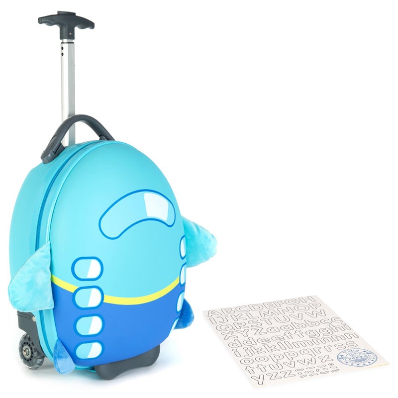 boppi Tiny Trekker Kids Luggage Travel Suitcase Carry On Cabin Bag Holiday Pull Along Trolley Lighweight Wheeled Holdall 17 Litre Hand Case American Airlines Underseat Compliant Aeroplane