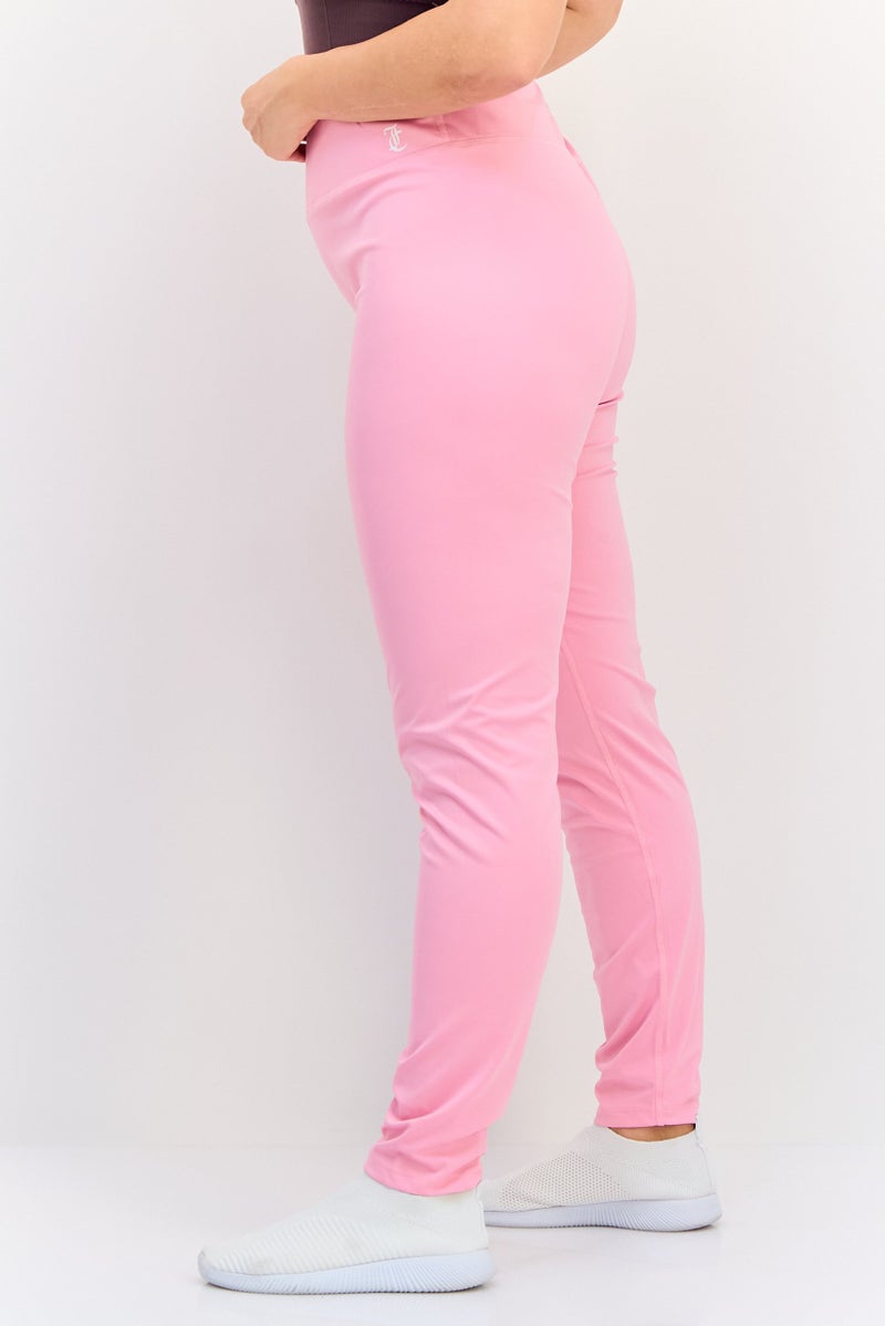 Juicy Couture ليغينغز تدريب رياضية للنساء، وردي - Image 3