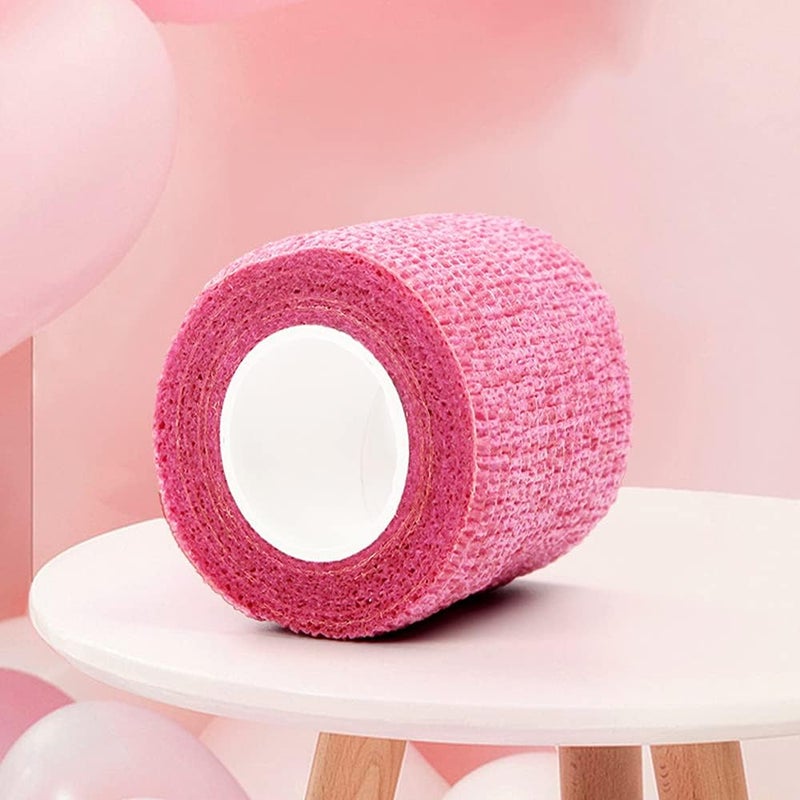 KISEER 12 Pack 3 x 5 Yards Self Adhesive Bandage Assorted Color Breathable Cohesive Bandage Wrap Rolls Elastic SelfAdherent Tape for Stretch Athletic Sports Wrist Ankle12 Count Pack of 1 - Image 4
