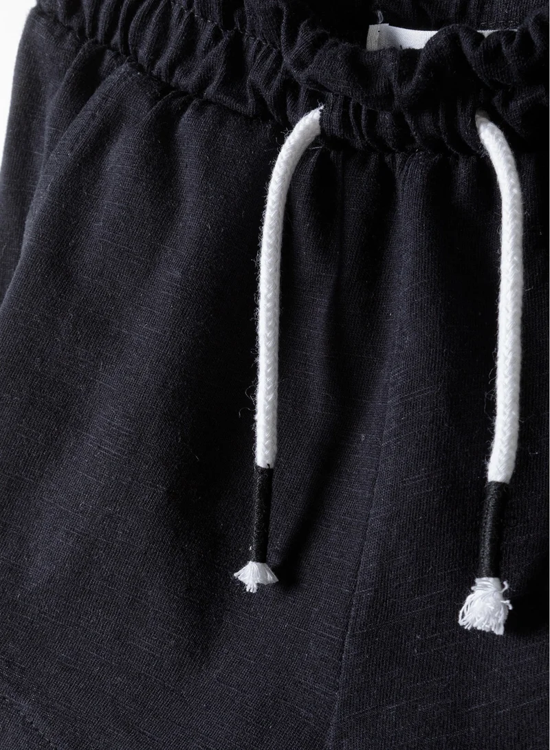MINOTI Girls Soft Cotton Shorts with Drawcord and Pockets